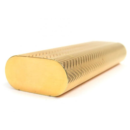 Cartier Oval Herringbone Pattern All-over Roller Type Gas Lighter Smoking Goods