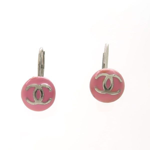 Chanel 03 C Silver 925 Pink Coco Mark Mini Hook Ball SV