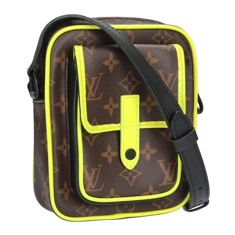 Louis Vuitton Christopher Wearable Wallet Monogram Macassar Shoulder Bag