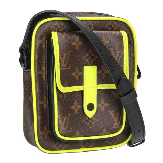 Louis Vuitton Christopher Wearable Wallet Monogram Macassar Shoulder Bag
