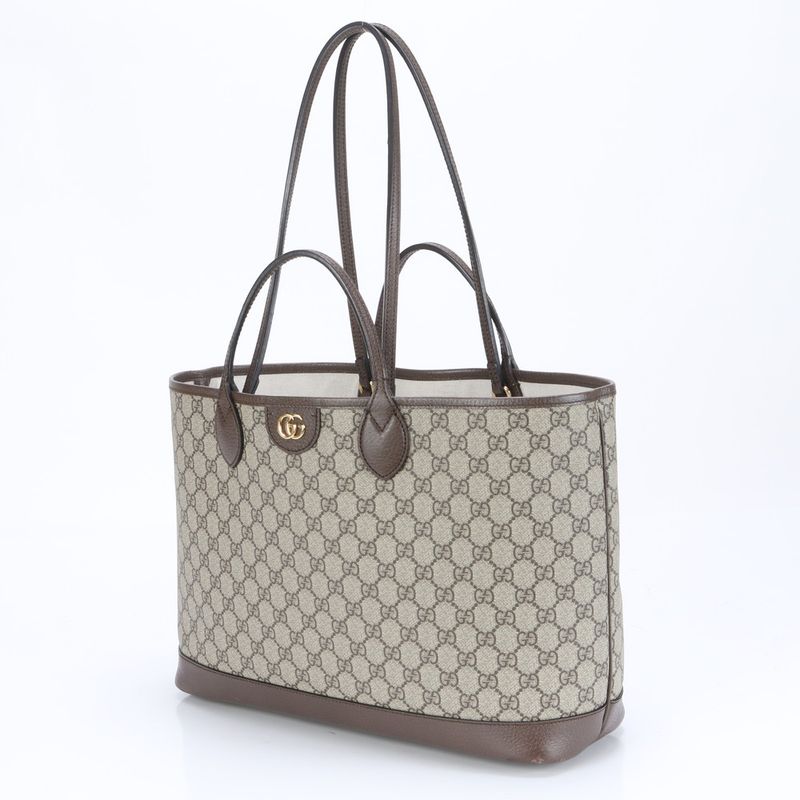 Gucci 739730 Ophidia GG Supreme 2WAY Tote Bag Shoulder Commuter Leather A4