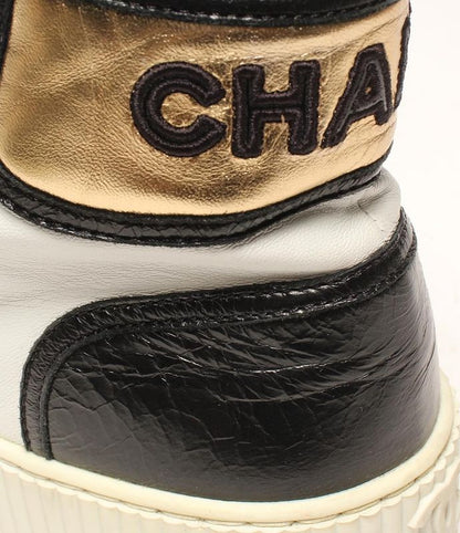 Chanel High Cut Sneakers G38091 Women's Size 37 (L) Chanel