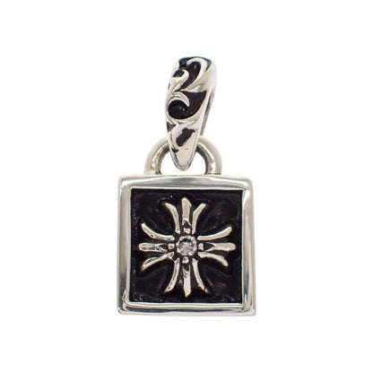 Chrome Hearts Frmd CH Pls Dmnd Pendant Top Diamond