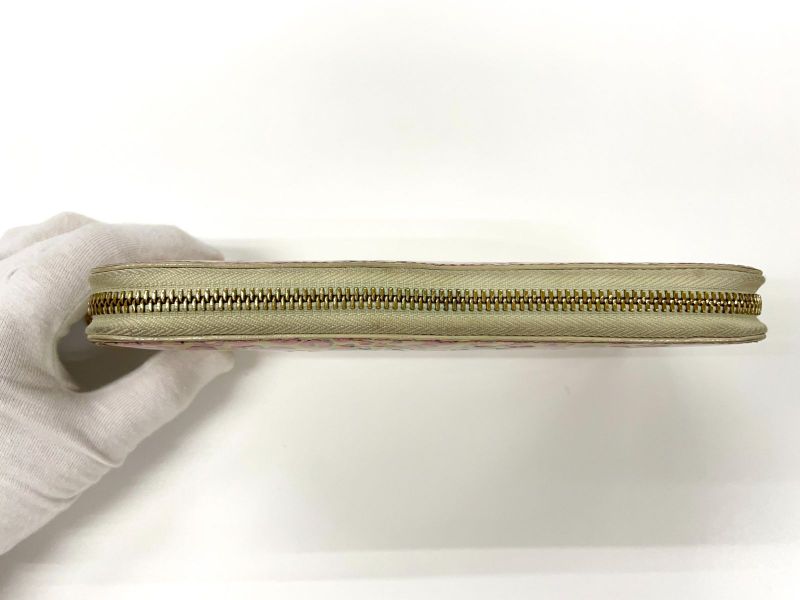 Louis Vuitton Vernis Zippy Wallet Leopard M91476 Bronze Colailles Made In Spain