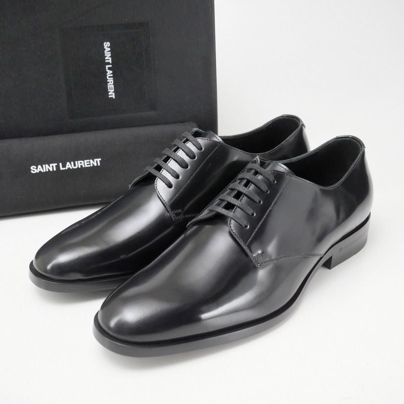 Saint Laurent Paris Dress Shoes 38.5 Lace Up Leather Derby