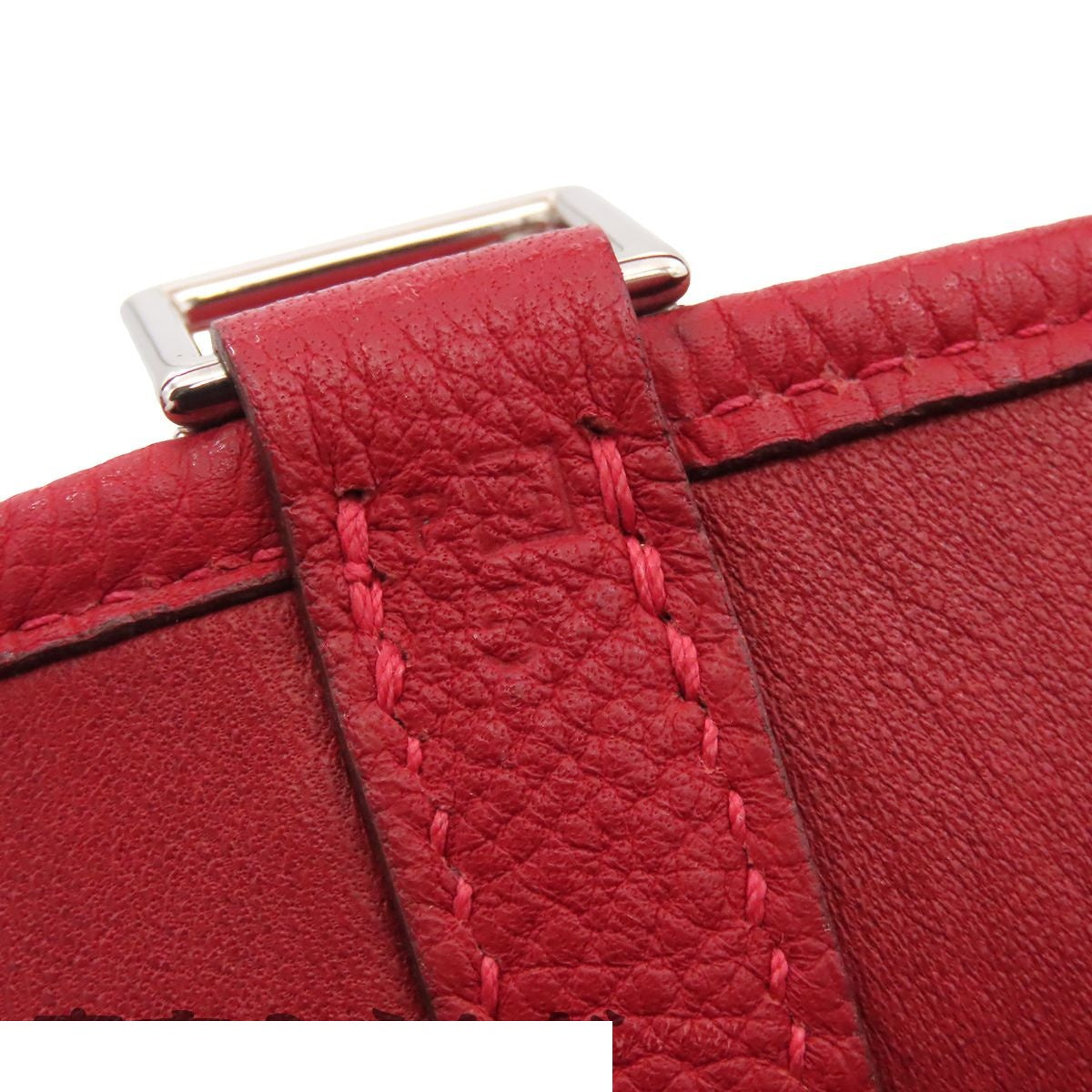 Hermes Picotin PM Rouge Vif Multicolor Silver Vibrato Togo Handbag — view 5