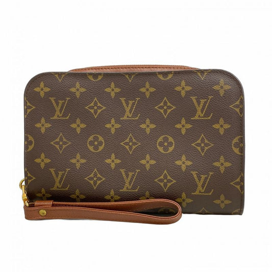 Louis Vuitton Clutch Bag Monogram Orsay M51790 Brown Men's