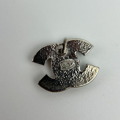 Chanel Coco Mark Accessories Earrings Silver A11V Vintage Ladies