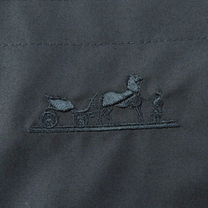 Hermes 23SS 100% Cotton 100% Cotton Embroidered Caleche Serie Buttons Sleeveless