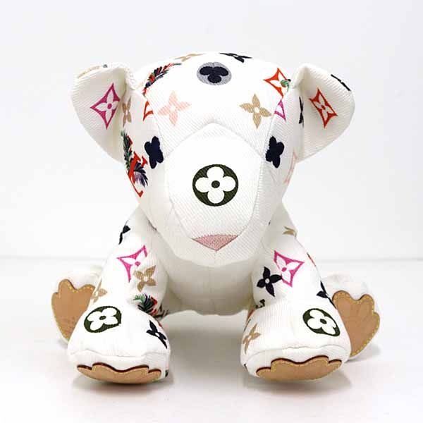 Louis Vuitton Dudu Taiga Plush Tiger Cotton Gi0735 White Multicolor A Rank