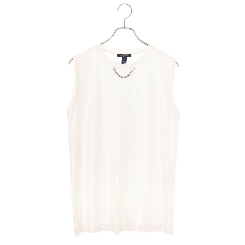 Louis Vuitton 21 AW Rw212 B XUZ Flro31 Rayon Neck Chain Sleeveless Cut And Sewn