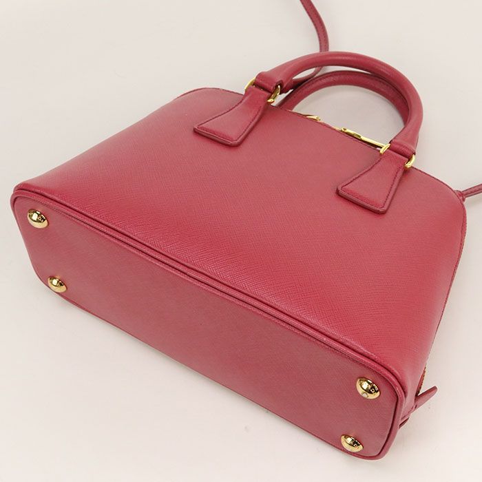 Prada 2WAY Saffiano Leather Bl0838 Handbag Leather Women