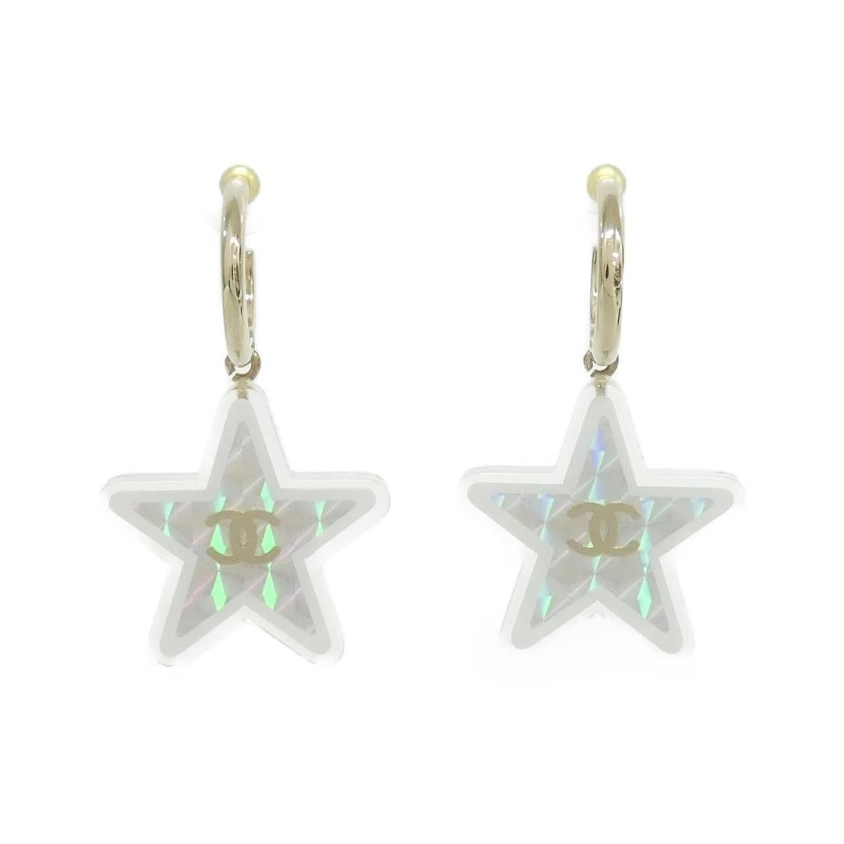 Chanel Earrings White