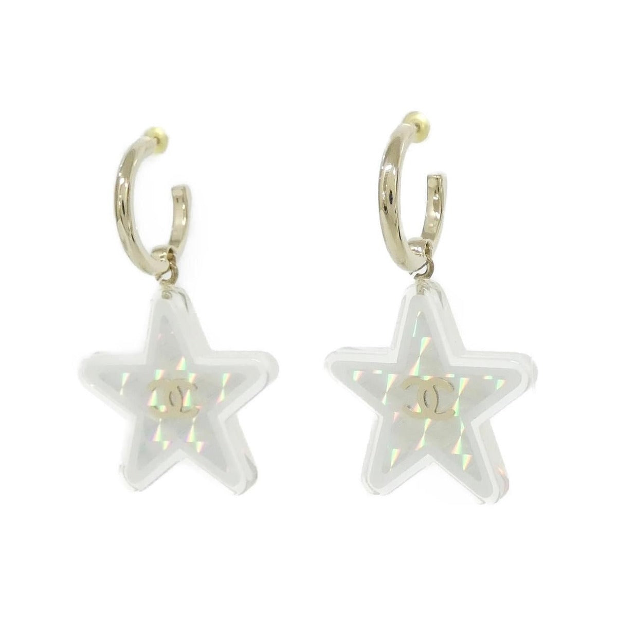 Chanel Earrings White — view 2