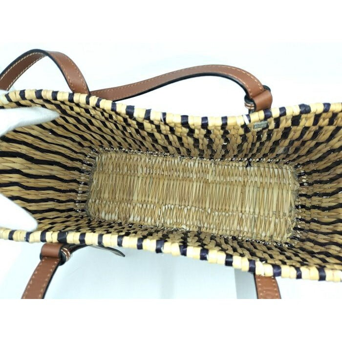 Loewe Square Tote Bag Anagram Straw — view 9