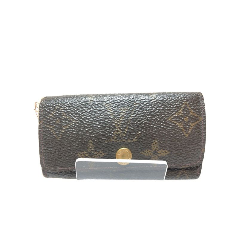 Louis Vuitton Unisex 4-Ribbon Key Case Monogram Multicles 4 M62631 Brown