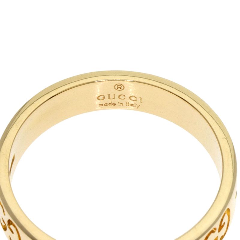 Gucci Icon #12 Ring - 18K Yellow Gold Ladies