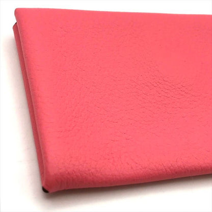 Hermes Calva Coin Case Card Pink Leather
