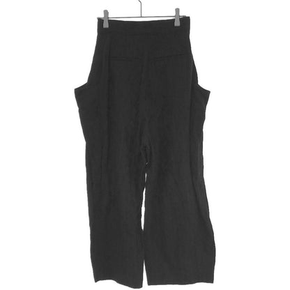 Loewe Cotton Wool Striped Drape Trouser Pants S540y04x16 Black 34