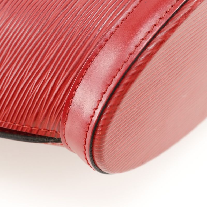 Louis Vuitton Saint-jacques M52277 Epi Leather Castilian Red As0996 Women's