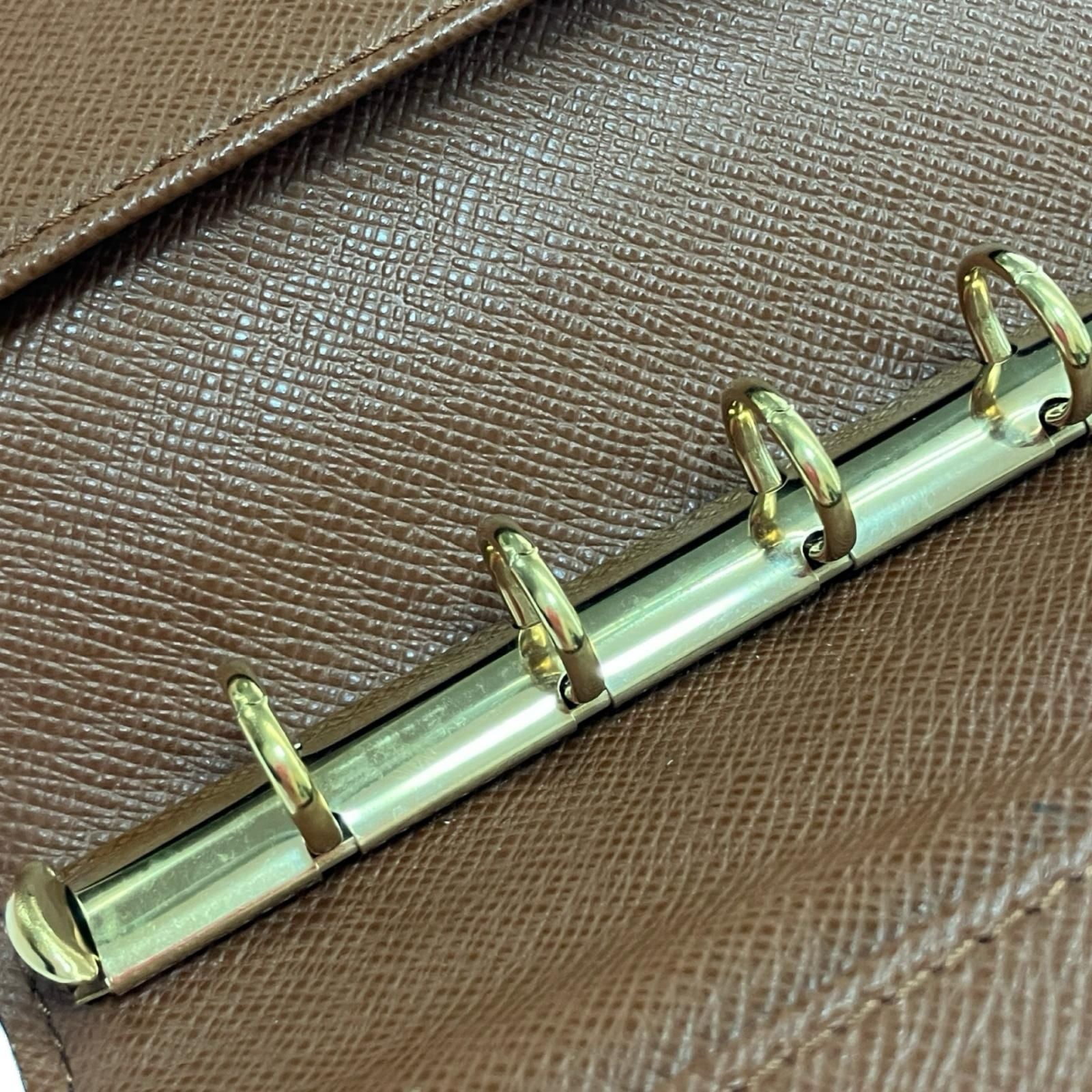 Louis Vuitton Monogram Agenda PM Notebook R20052 Brown