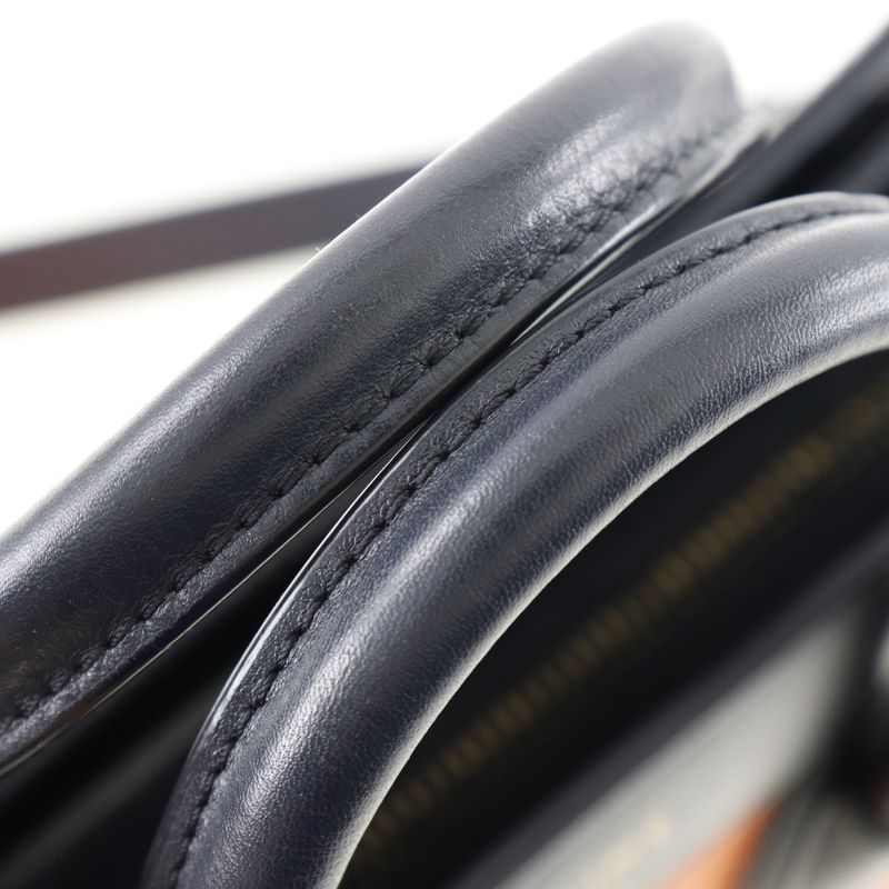 Celine Luggage Nano Shopper Calf Orange Women's Shoulder Bag