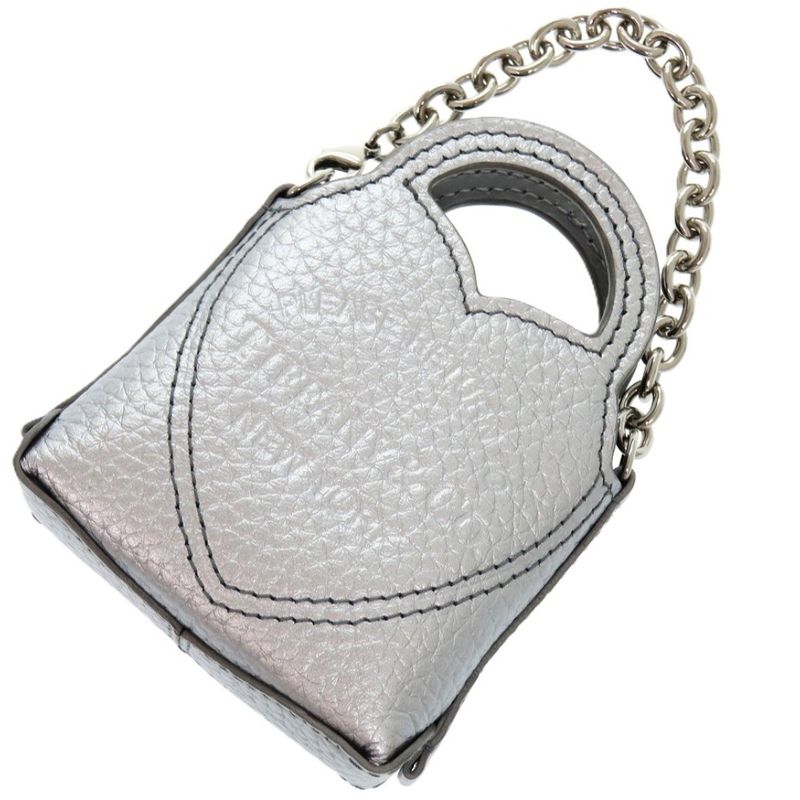 Tiffany & Co Return To Tiffany & Co Tote Leather Silver Micro Tote 0059 Tiffany