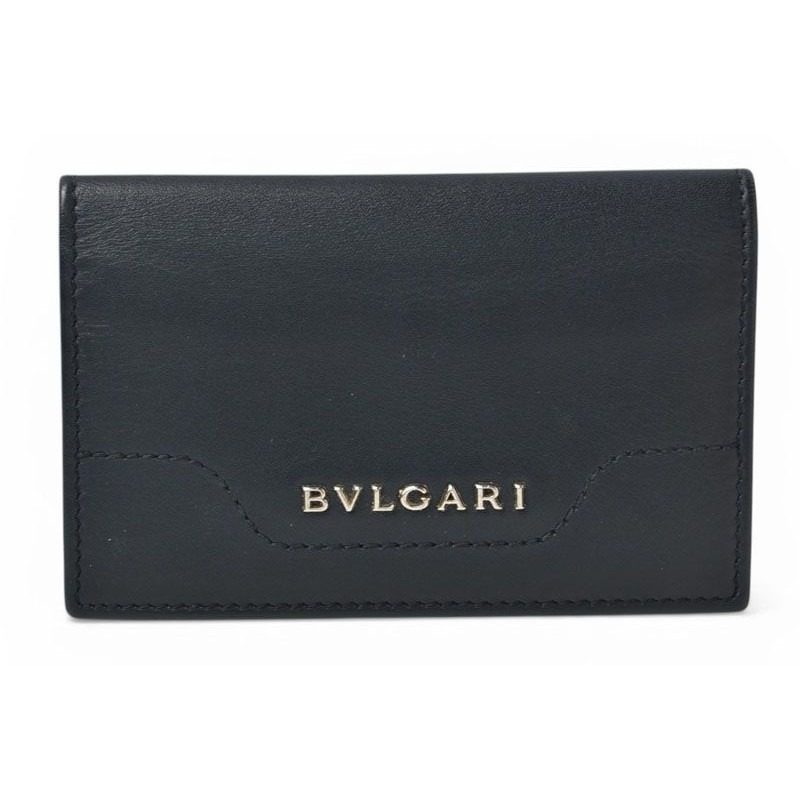 Bvlgari Card Case Business Holder Black