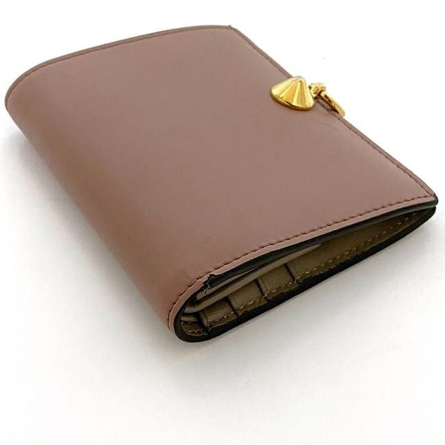 Fendi Bifold Wallet Pink Beige Bytheyard 8 M0387 — view 3