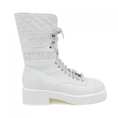 Chanel Lace UP Boots