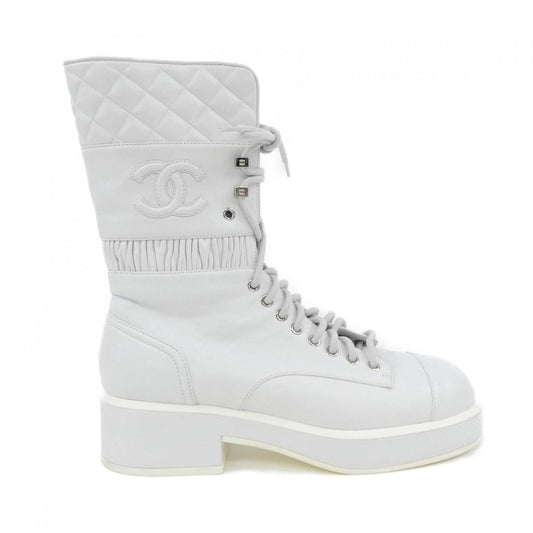 Chanel Lace UP Boots