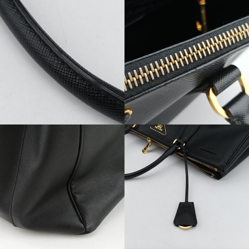 Prada Galleria Black Saffiano Leather Bn18027 R 165