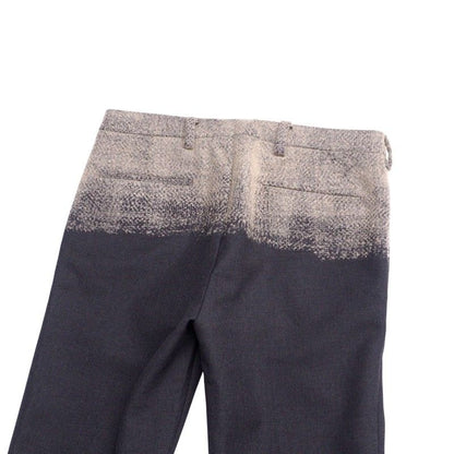 Prada Pants Size 46 Button Fly Wool Grey Beige Made In Italy 20241226 Ra2721