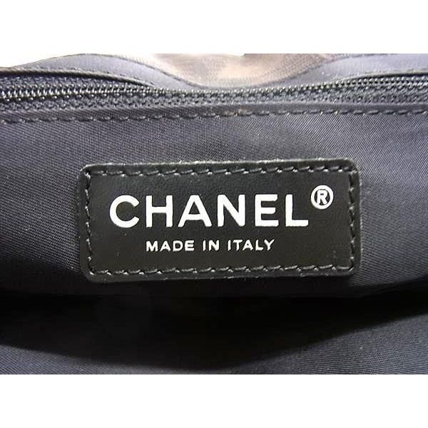 Chanel Tote New Travel Line PM Brown Black Nylon Leather — view 6