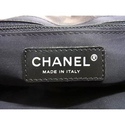Chanel Tote New Travel Line PM Brown Black Nylon Leather — view 6