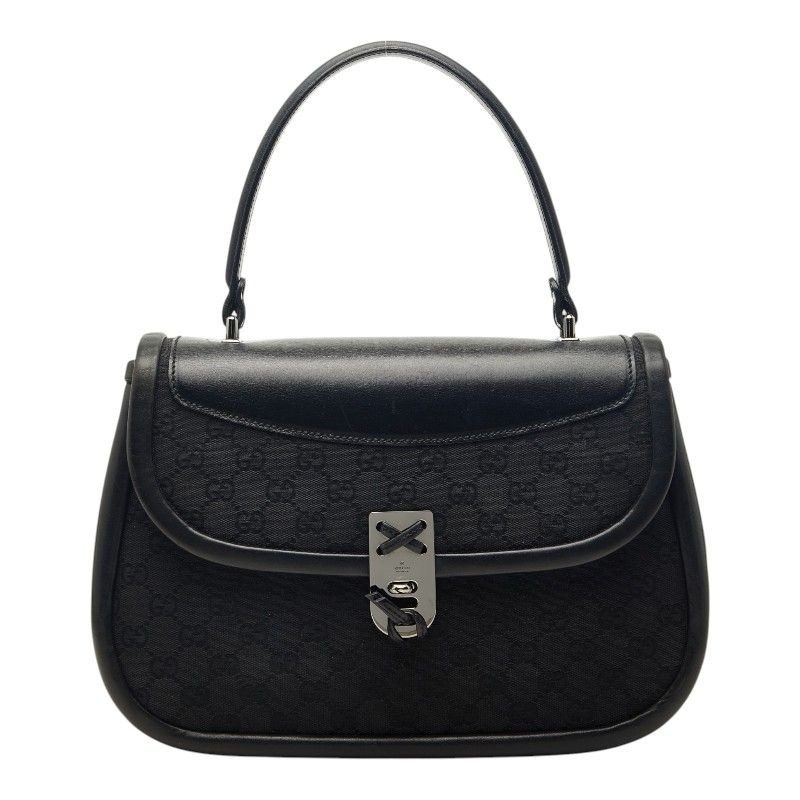 Gucci GG Canvas Handbag Black