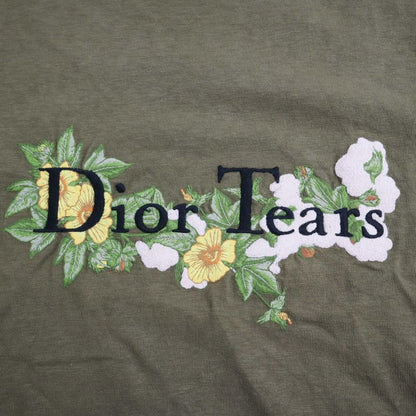 Dior X Denim Tears Dior Denim Tears 23aw Embroidery Logo T-Shirt 393j696i0849