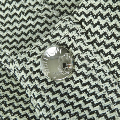 Louis Vuitton 2024 Lvleather Patch Karakoram Flared Shorts 100% Silk Lining