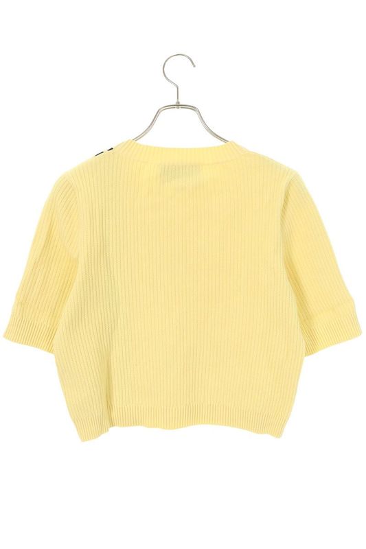 Gucci 693809 Xkcdq Double Logo Embroidery Knit Women's L