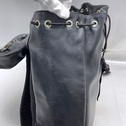 Prada Backpack Black NERO Vitello Morbido