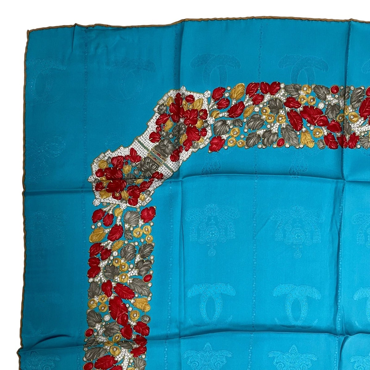 Cartier Scarf Silk Must de Cartier Pattern Blue — view 3