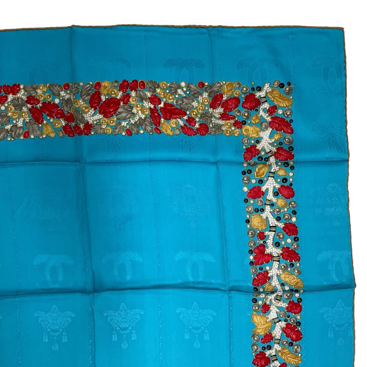 Cartier Scarf Silk Must de Cartier Pattern Blue — view 4