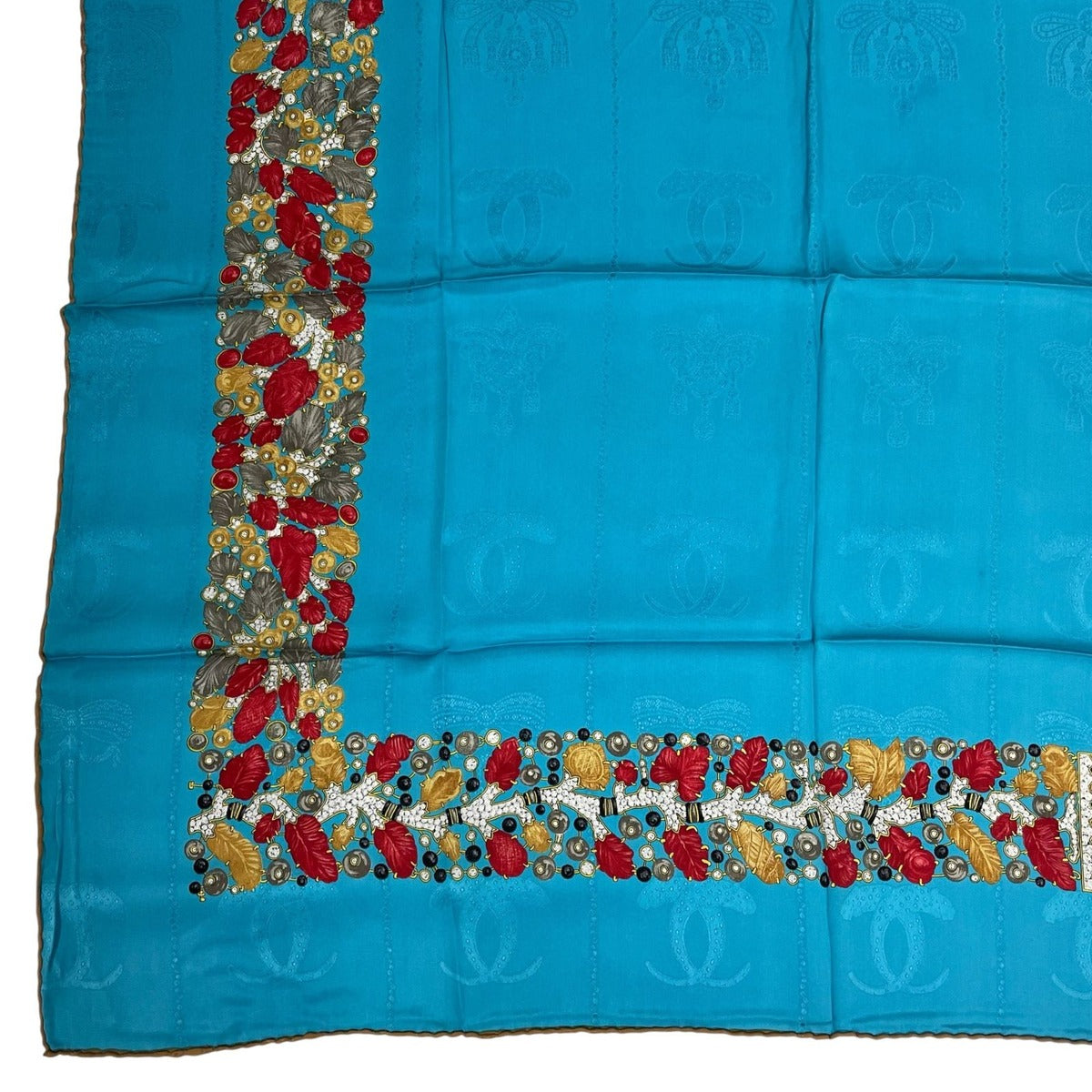 Cartier Scarf Silk Must de Cartier Pattern Blue — view 5
