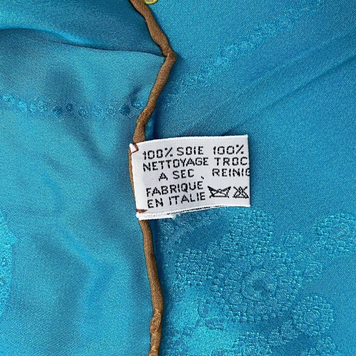 Cartier Scarf Silk Must de Cartier Pattern Blue — view 10