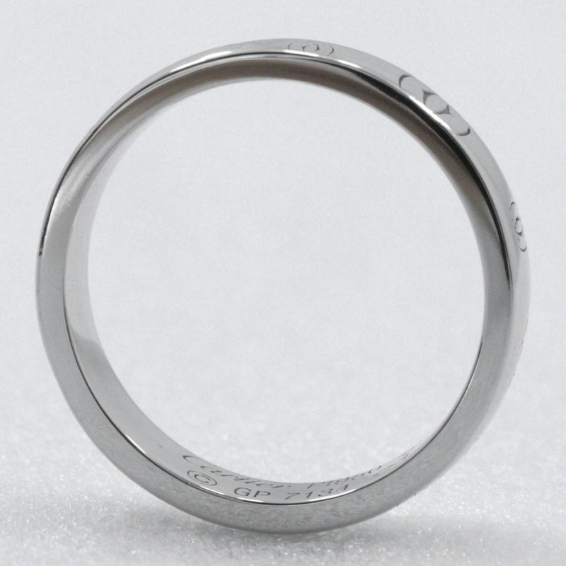 Cartier Happy Birthday Pt950platinum #9 Ladies 5.8g Ring