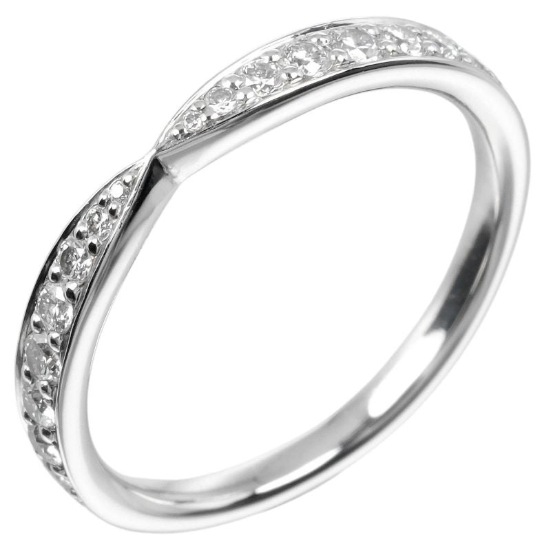 Tiffany & Co Harmony Pt950platinum And Diamonds #6.5 Ladies 2.44g Ring