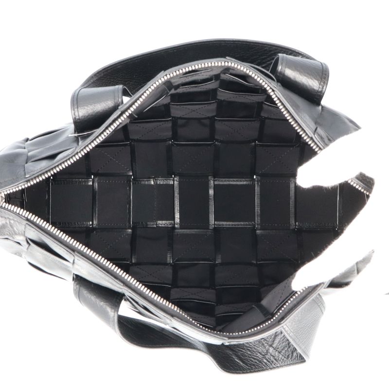 Bottega Veneta Maxi 2-Way Briefcase 629072 Intrecciato Men's Briefcase Black