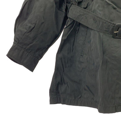 Prada - Nylon Double Breasted Coat - Black - Women's