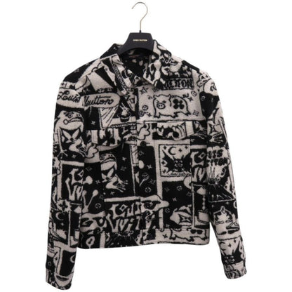 Louis Vuitton Comics Tracker Rm231 VY6 Hoy60 W Wool Nylon Black Grey