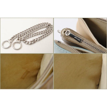 Celine Brand Bag Shoulder Clutch qrb Lambskin Light — view 6